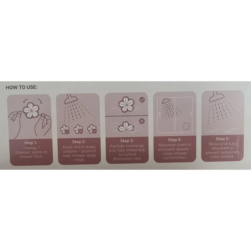 Momcozy‎ Pack Has 7 Floral Scents To Enjoy! 14- Total Pack Shower Steamers